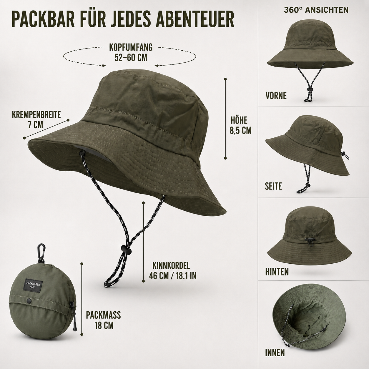 Nordspur | Peakford Faltbarer Breitrandiger Outdoor-Hut