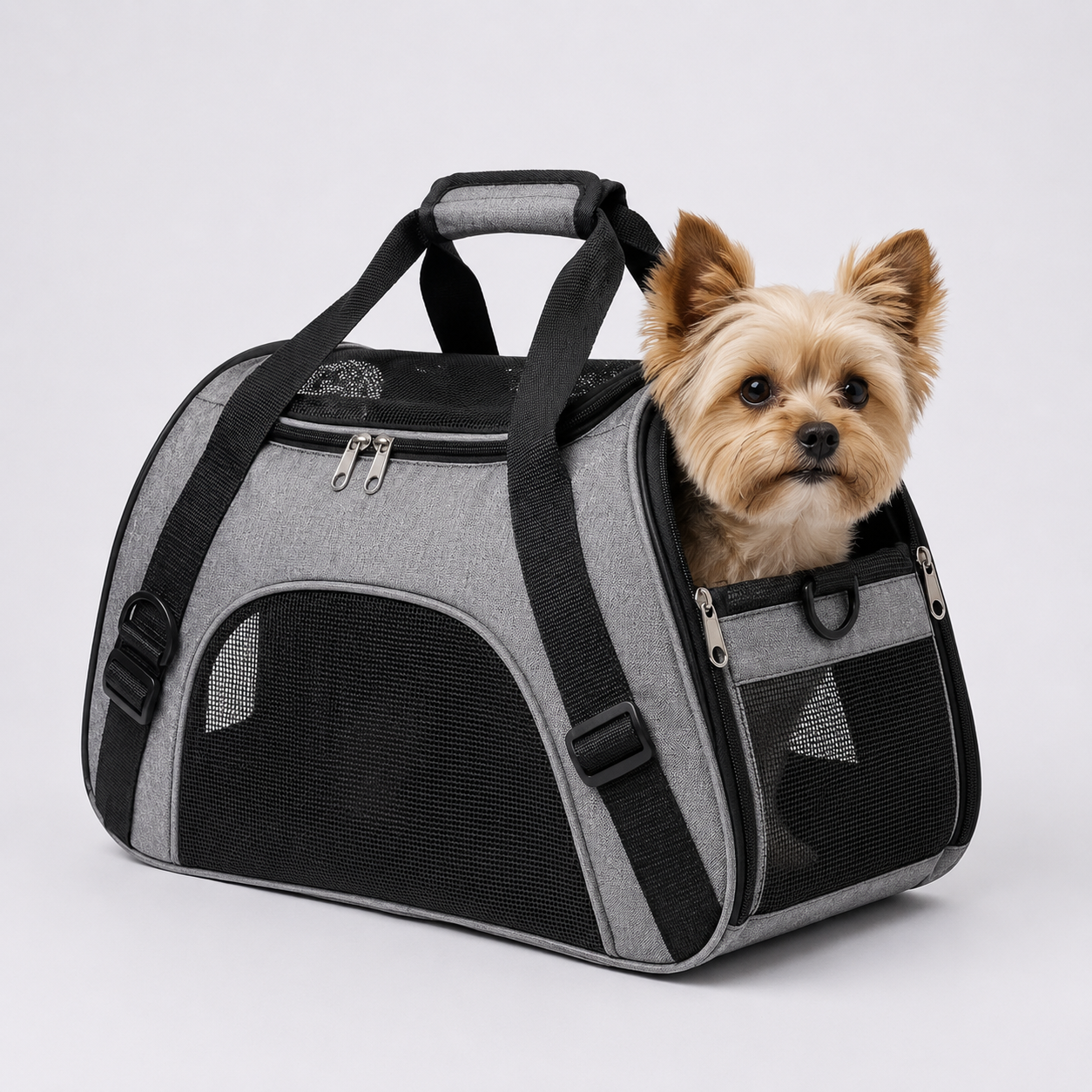 Nordspur | Petluxe Faltbare Mesh-Transporttasche für Haustiere