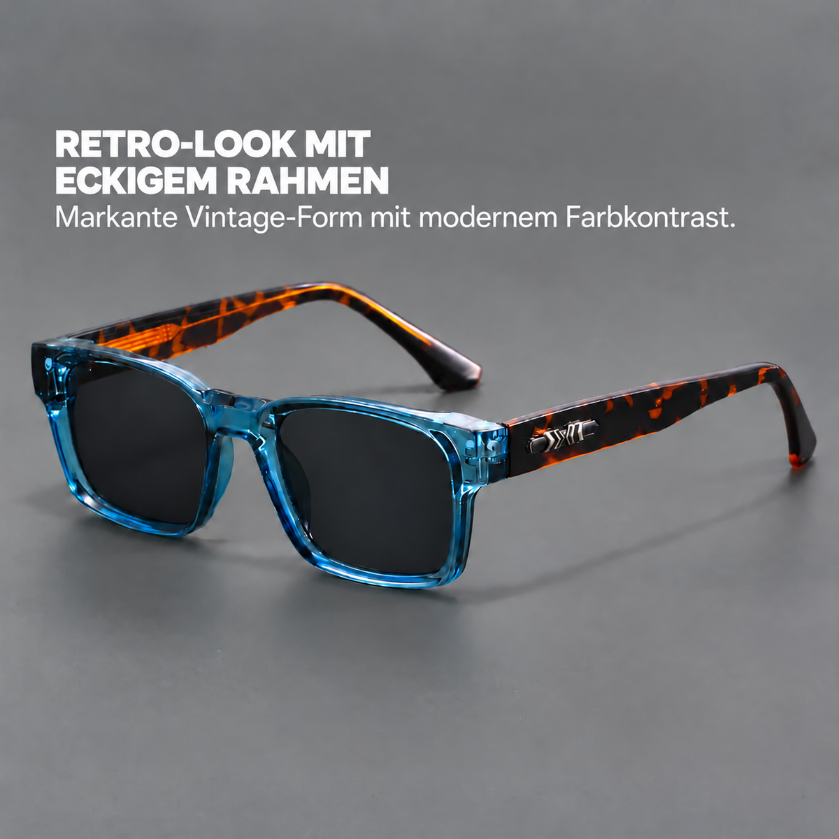 Nordspur | Retro Bold Square Sonnenbrille