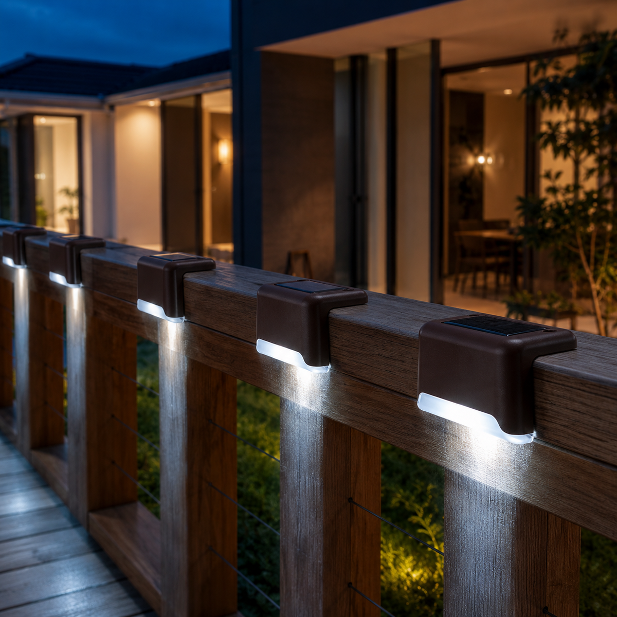 Nordspur | Soluxe Solar-betriebene Outdoor-Stufenleuchte