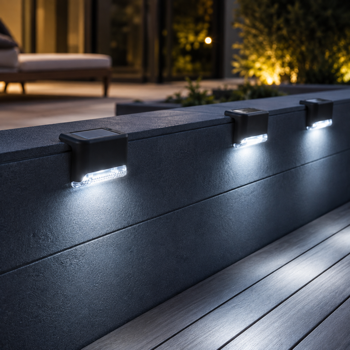 Nordspur | Soluxe Solar-betriebene Outdoor-Stufenleuchte