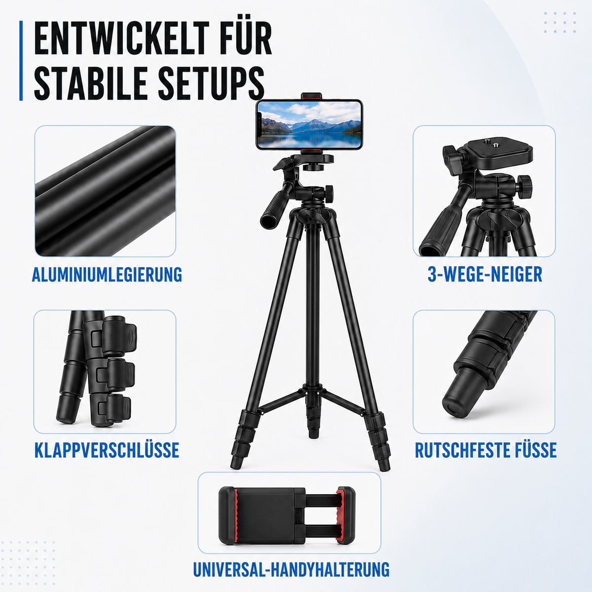Nordspur | SteadiReach Leichtes Kamera-Stativ