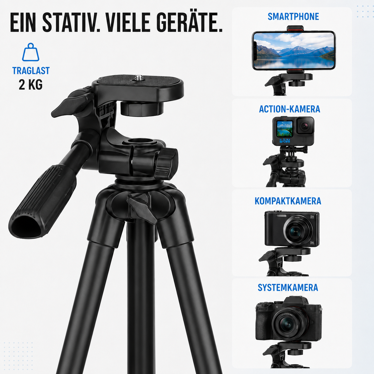 Nordspur | SteadiReach Leichtes Kamera-Stativ