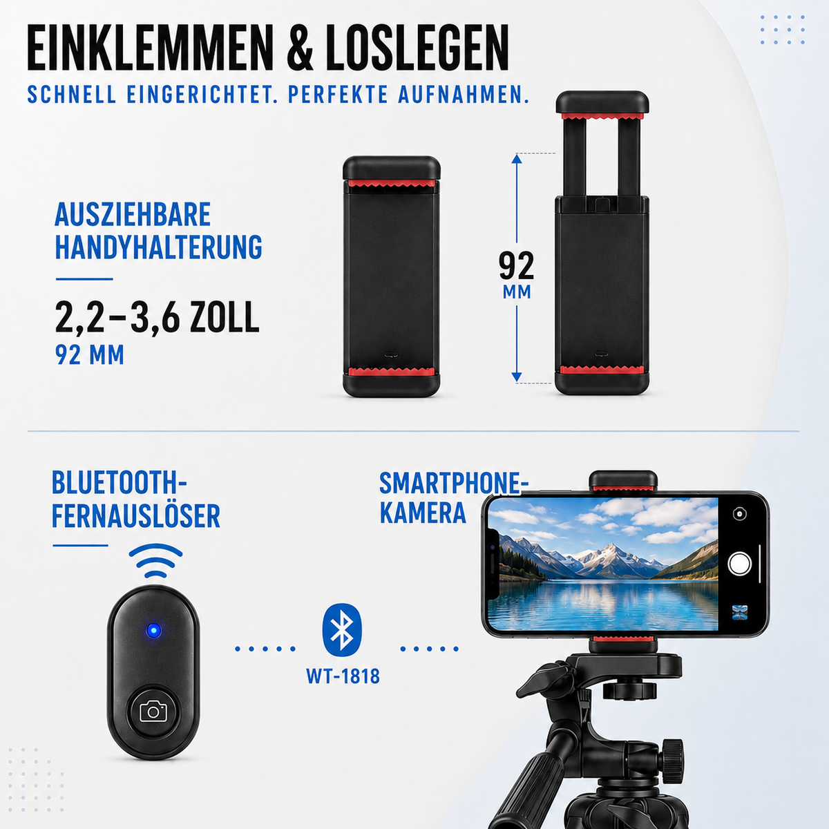 Nordspur | SteadiReach Leichtes Kamera-Stativ