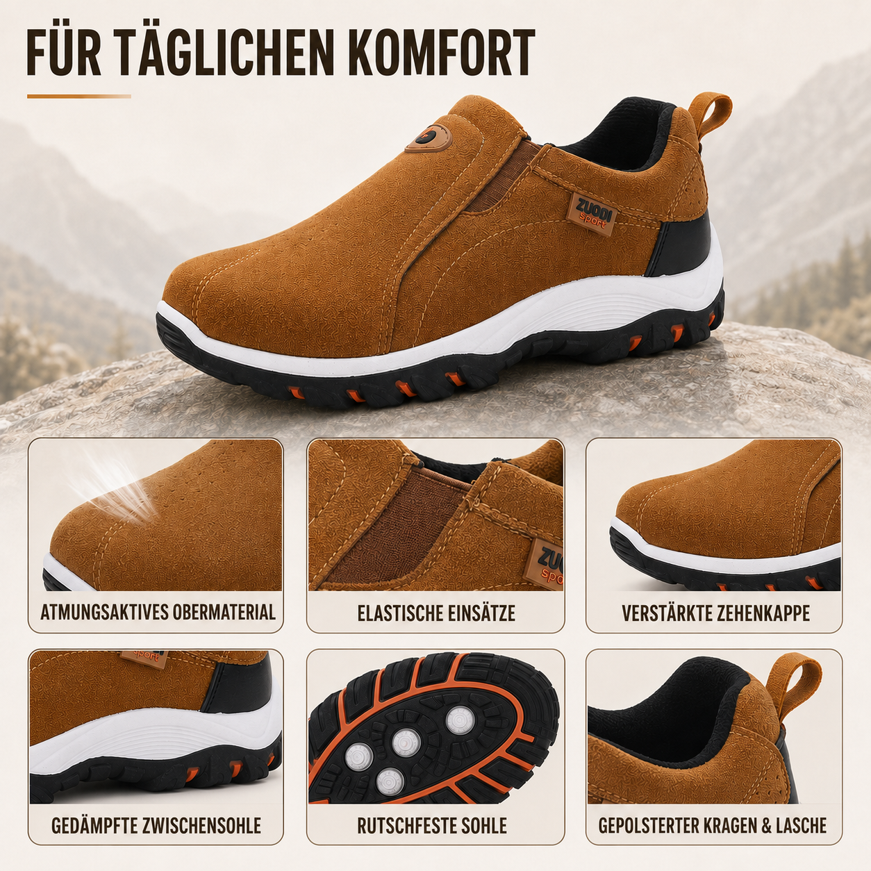 Nordspur | Treklow Slip-On Casual Outdoor Schuh