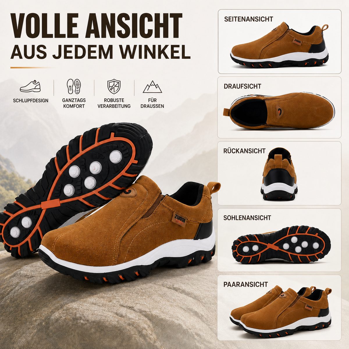 Nordspur | Treklow Slip-On Casual Outdoor Schuh