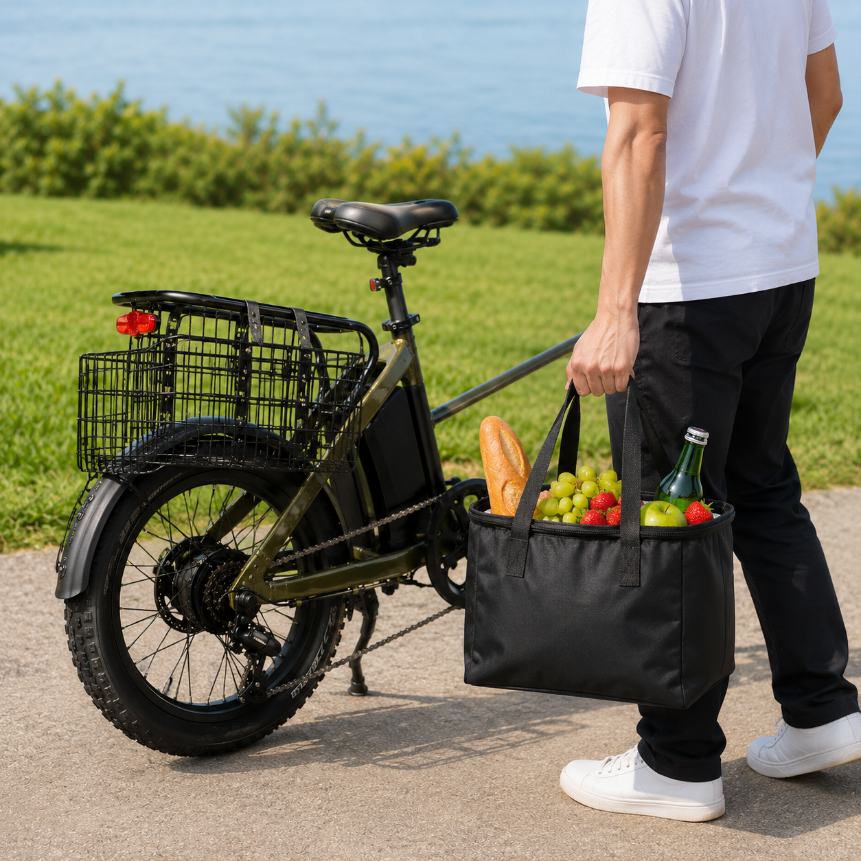 Camp Basel | Veldrix Großvolumiger Fahrradkorb für vorne und hinten