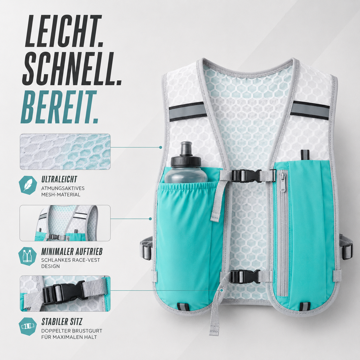 Nordspur | Vestrun Ultraleicht-Laufweste Hydration Pack