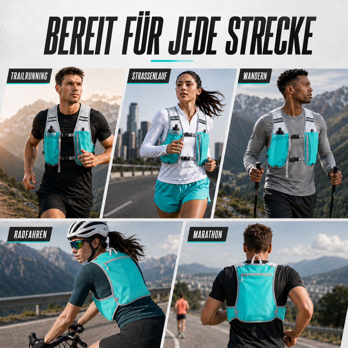 Nordspur | Vestrun Ultraleichtes Lauf-Trinkrucksack