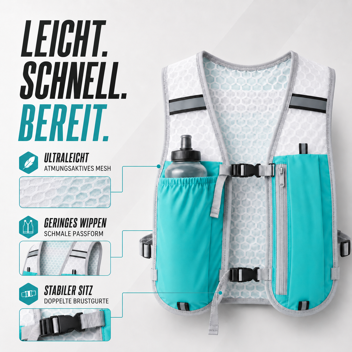 Nordspur | Vestrun Ultraleichtes Lauf-Trinkrucksack
