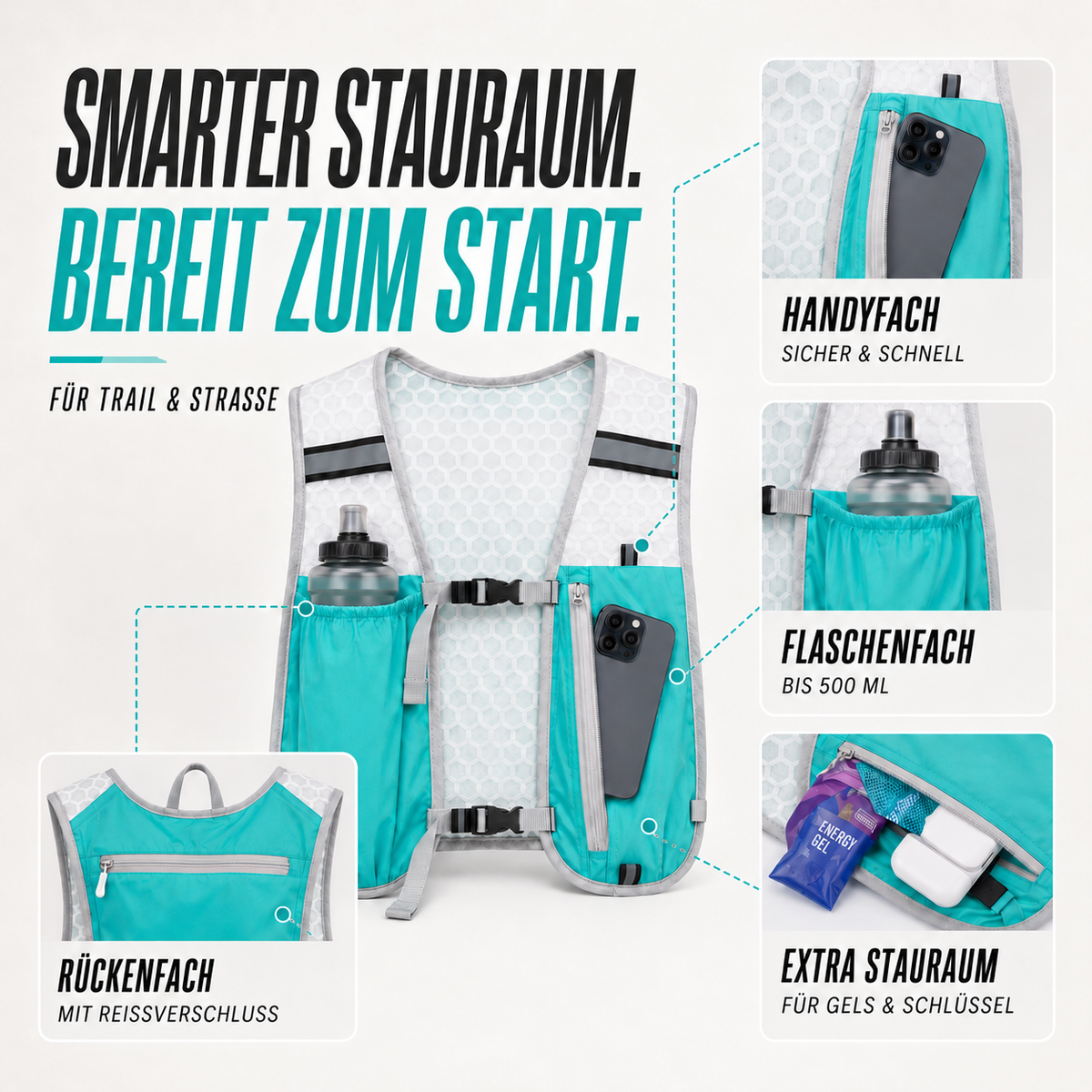 Nordspur | Vestrun Ultraleichtes Lauf-Trinkrucksack