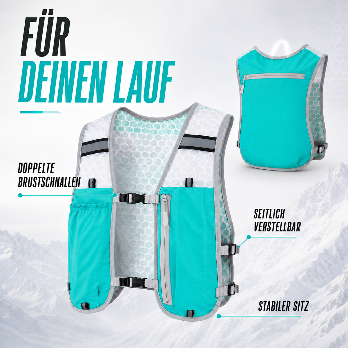 Nordspur | Vestrun Ultraleichtes Lauf-Trinkrucksack