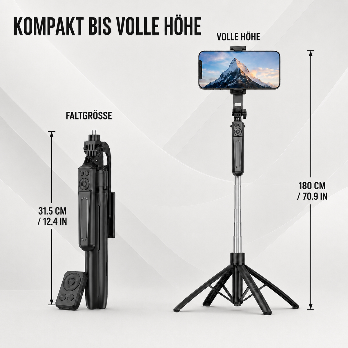 Nordspur | Virella Klappbares Stativ aus Edelstahl