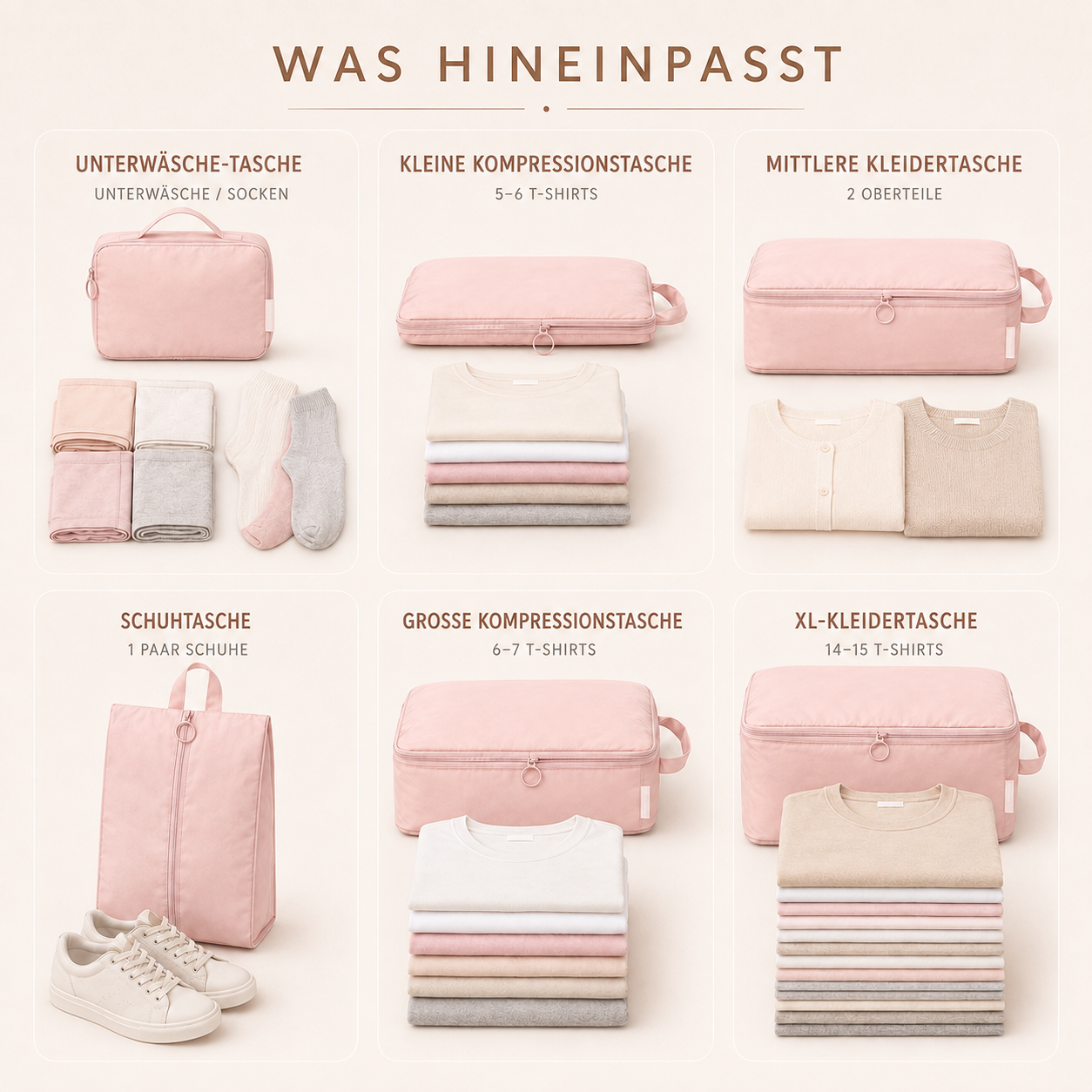 Nordspur | Voylix Leichte Polyester-Packwürfel