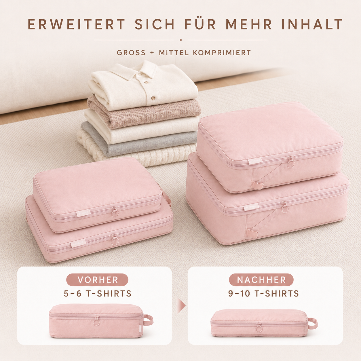 Nordspur | Voylix Leichte Polyester-Packwürfel