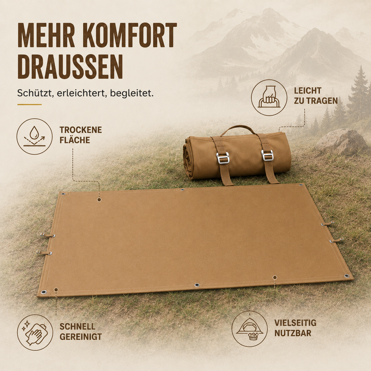 Campingdecke wasserdicht Oxford – TrekMate