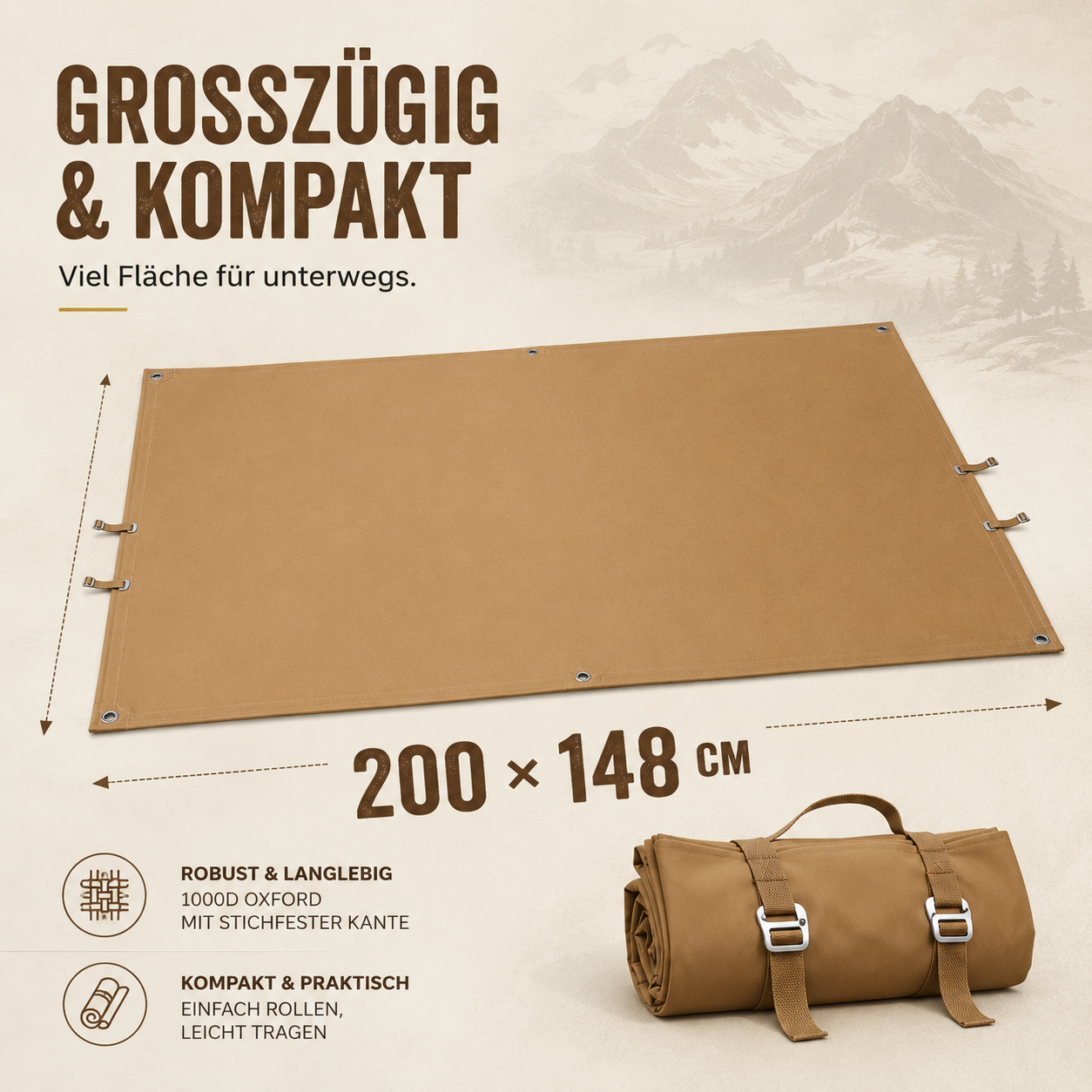Campingdecke wasserdicht Oxford – TrekMate