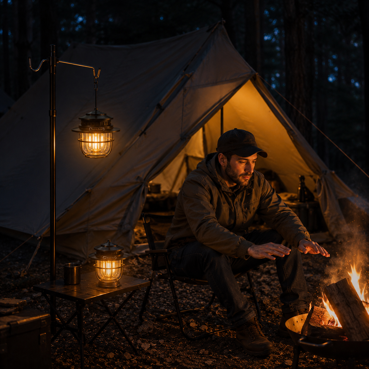 Campinglampe LED dimmbar – LichtNest Retro