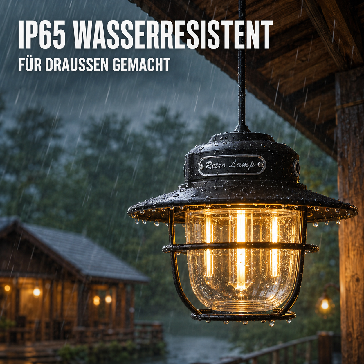 Campinglampe LED dimmbar – LichtNest Retro