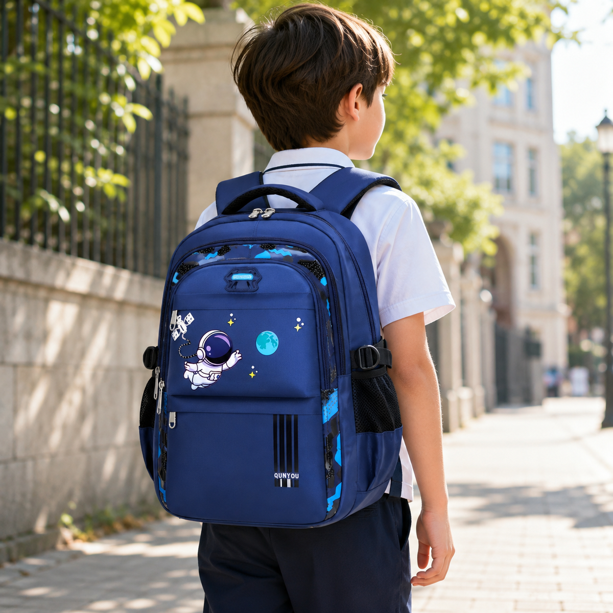 Nordspur | AstroVibe Wasserdichter Polyester-Schulrucksack