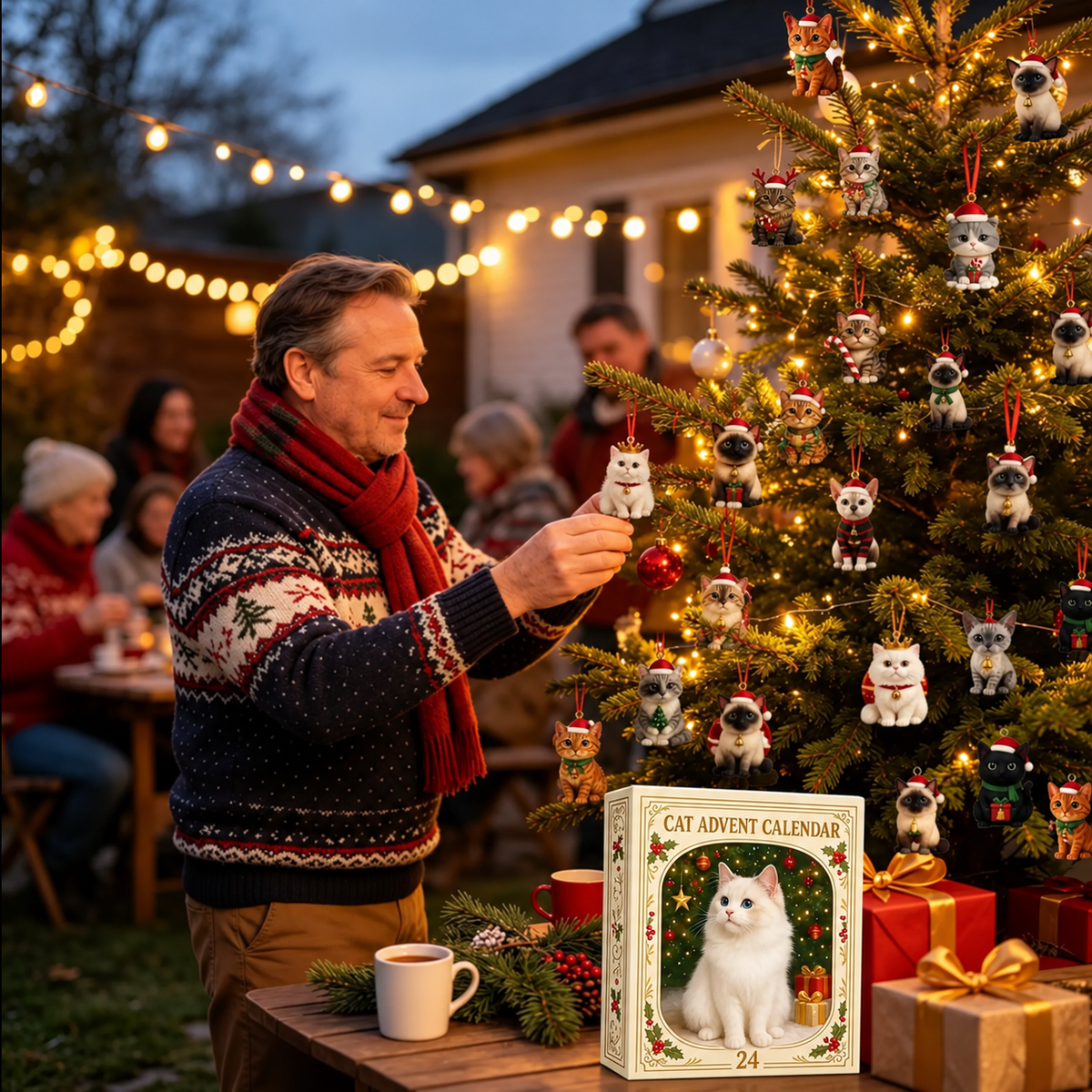 24-Tage Katzen-Weihnachts-Adventskalender