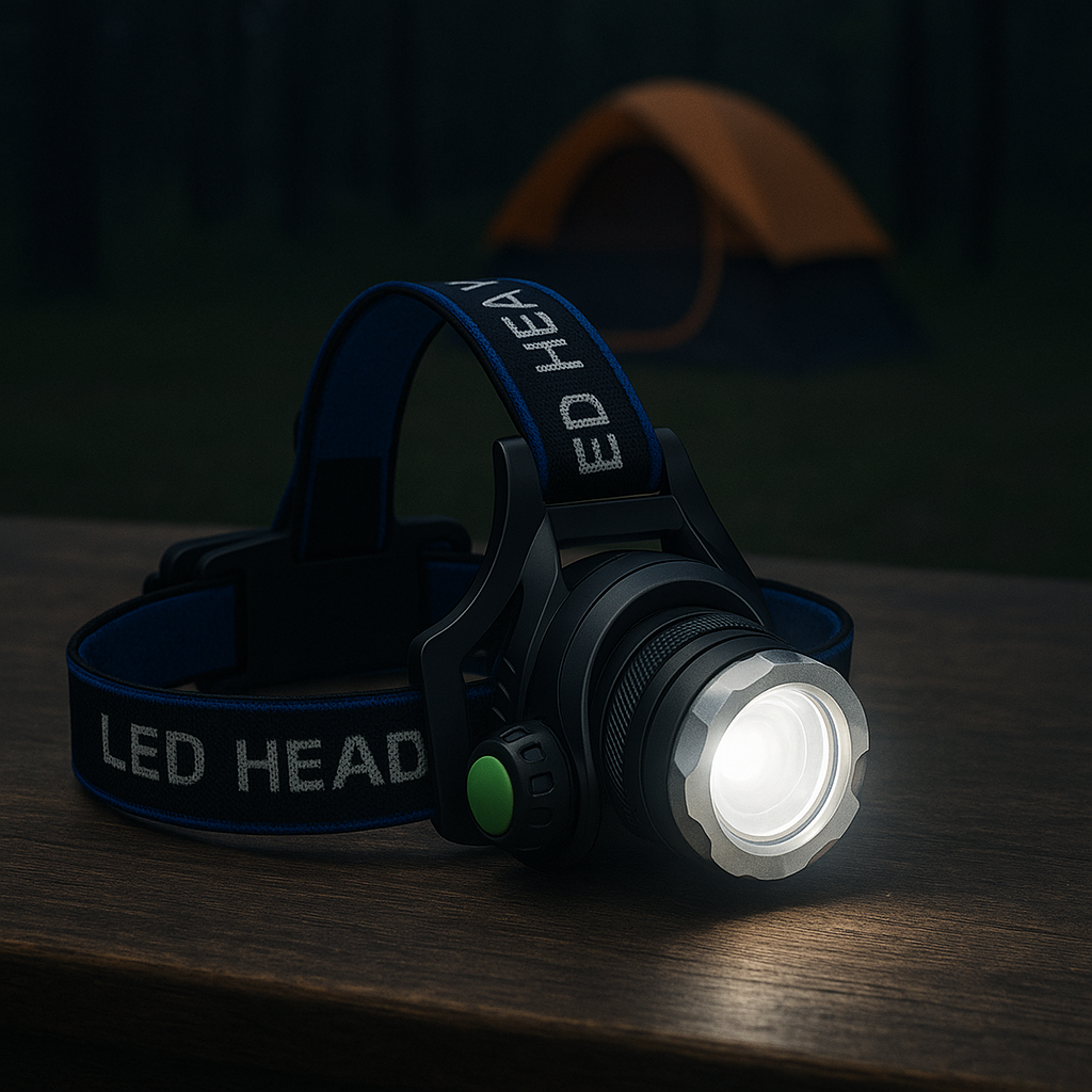LED Stirnlampe wiederaufladbar – FokusBeam 1000