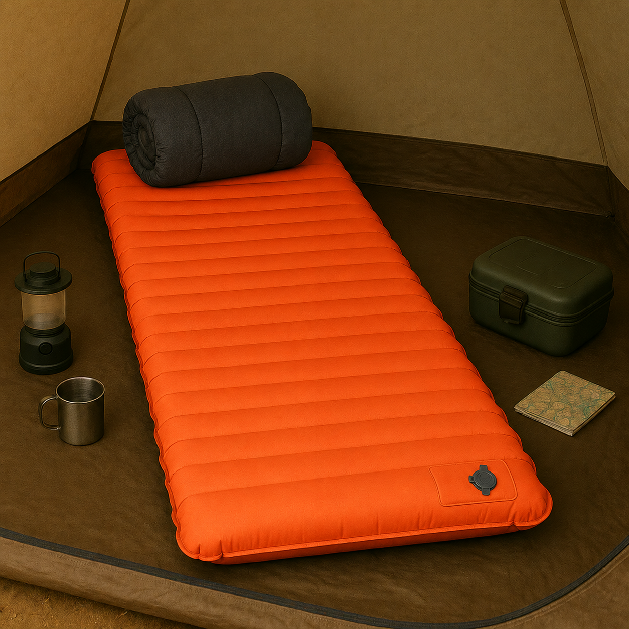 Selbstaufblasbare Outdoor-Isomatte 10 cm – TrekNap AirCore