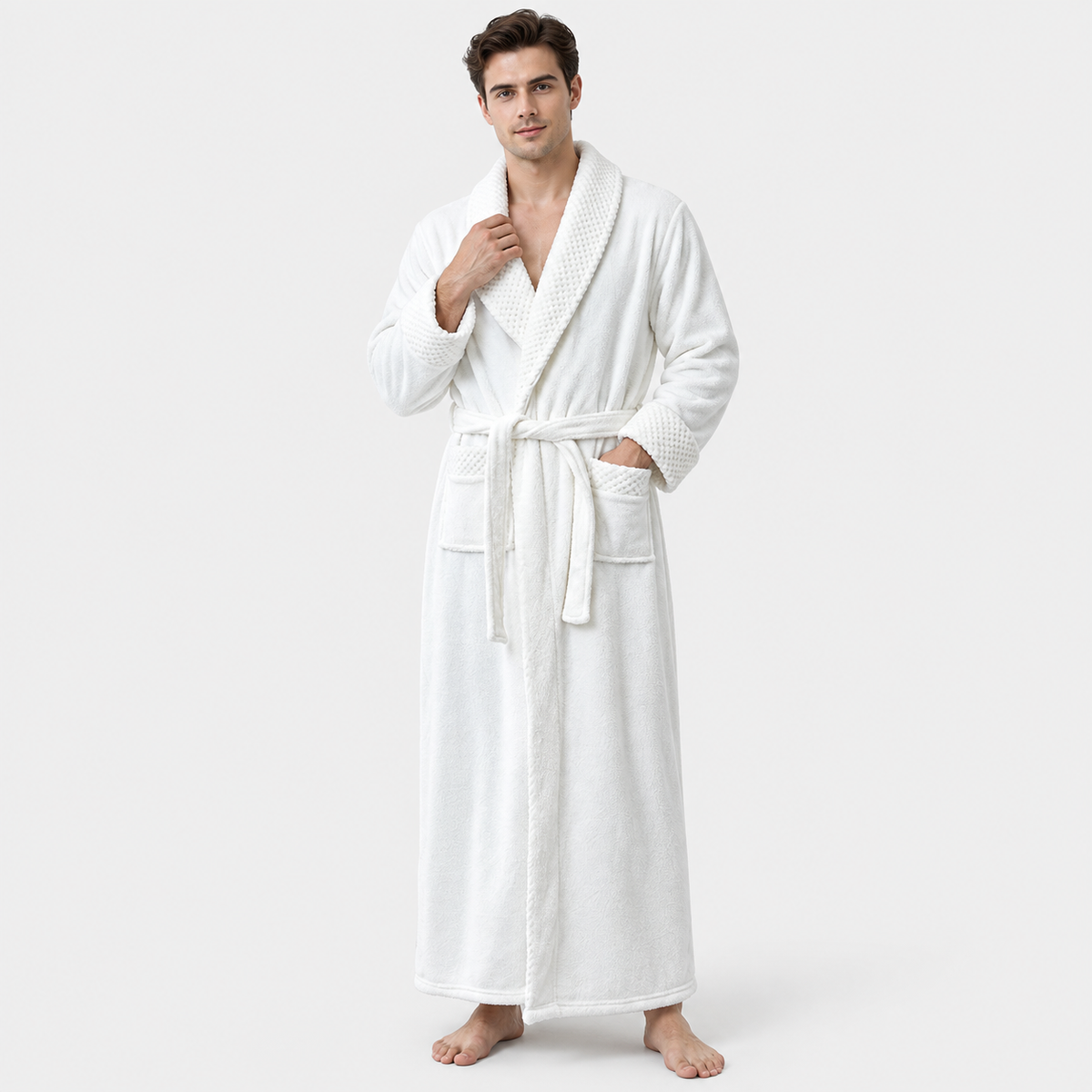 Nordspur | Velurine Extra Long Hooded Bademantel