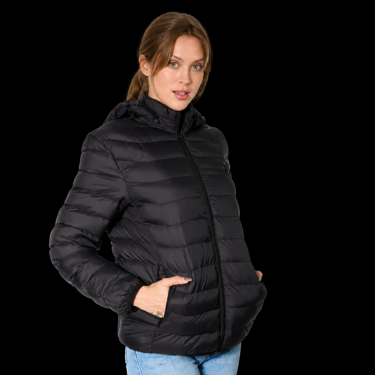 Unisex Beheizte Pufferjacke – Warmer & Komfortabler Wintermantel