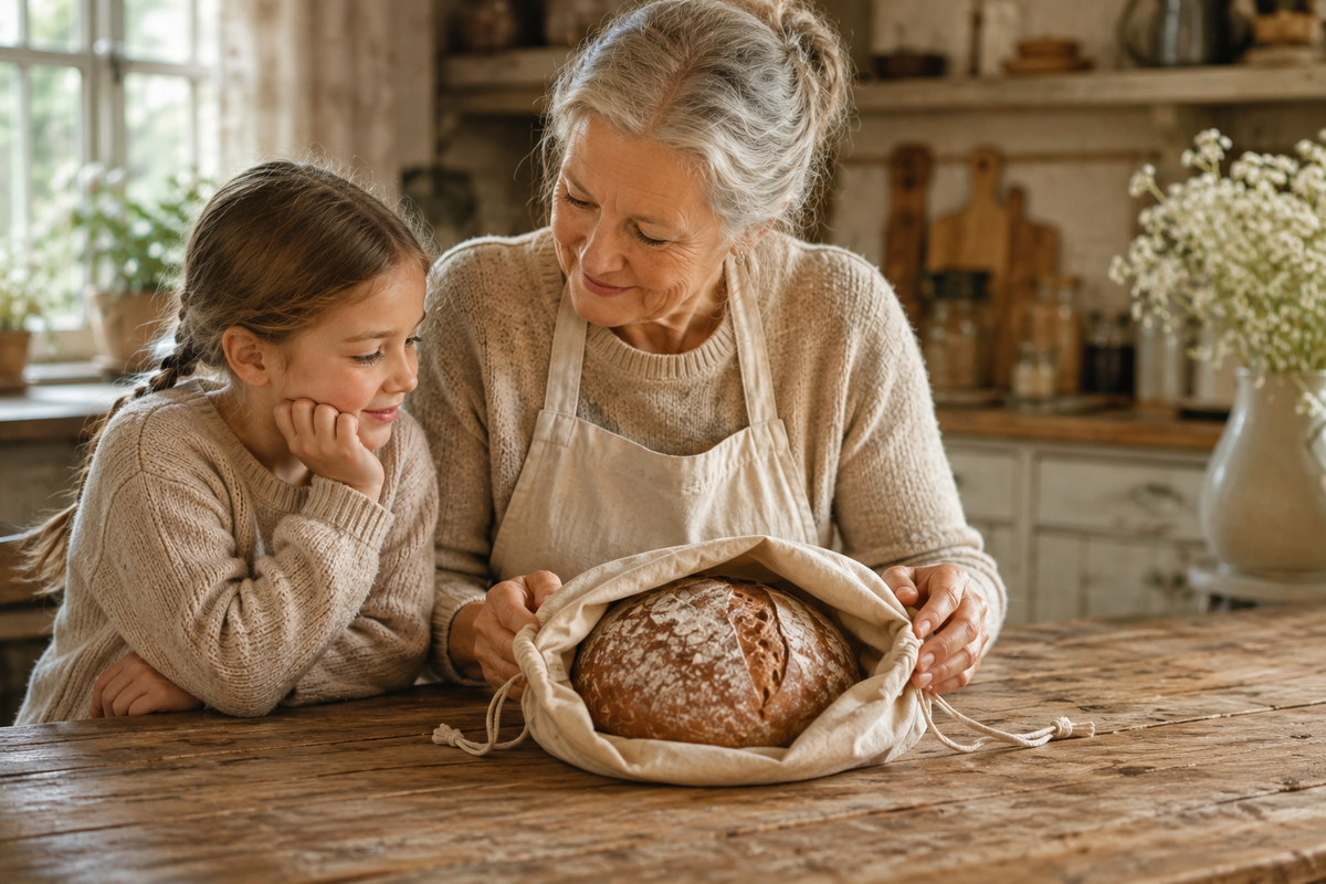 Brot länger frisch halten. Natürlich, handwerklich, mit echtem Bienenwachs