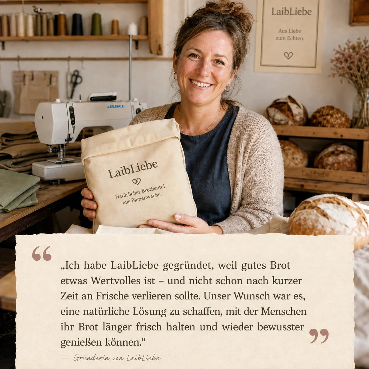 Brot länger frisch halten. Natürlich, handwerklich, mit echtem Bienenwachs