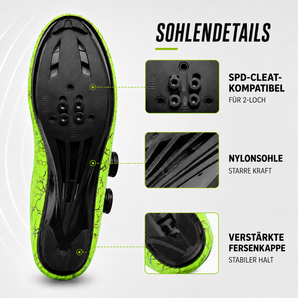 Nordspur | Tracknix SPD-kompatible Mountainbike-Radschuh