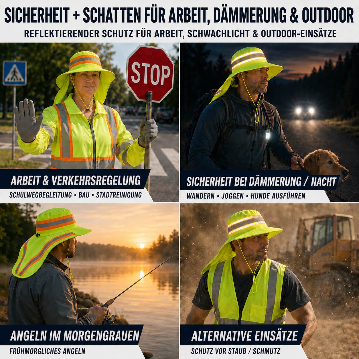 Nordspur | Visishade Hochsichtbarkeitshut