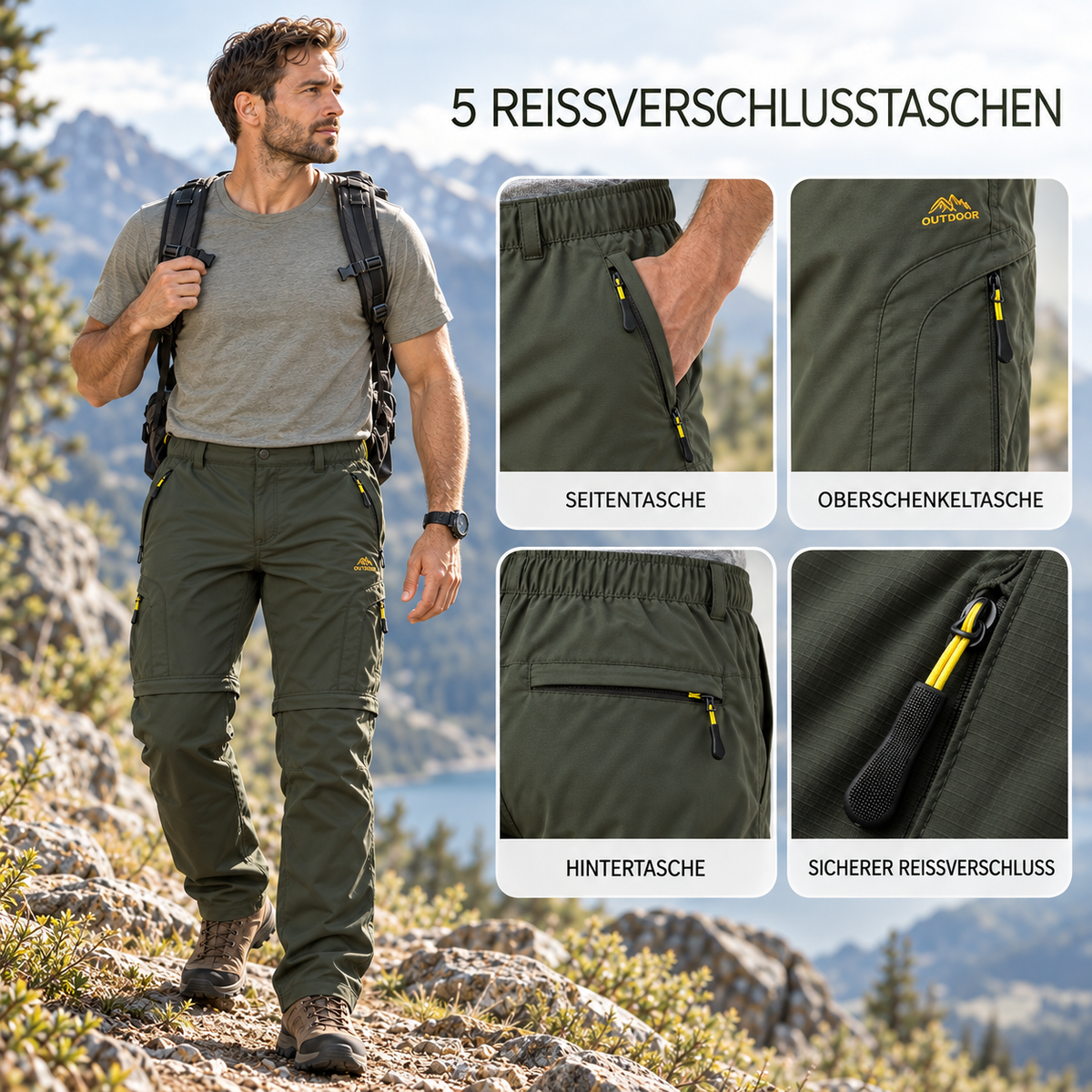 Nordspur | Ridgeclip Zip-Off Outdoor-Hose