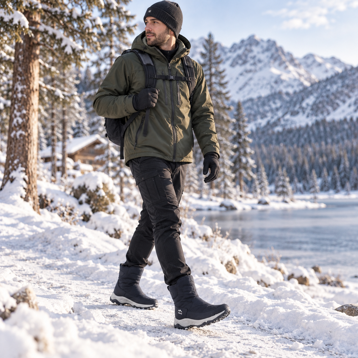 Winterstiefel für Herren Wasserdicht – ThermoStride