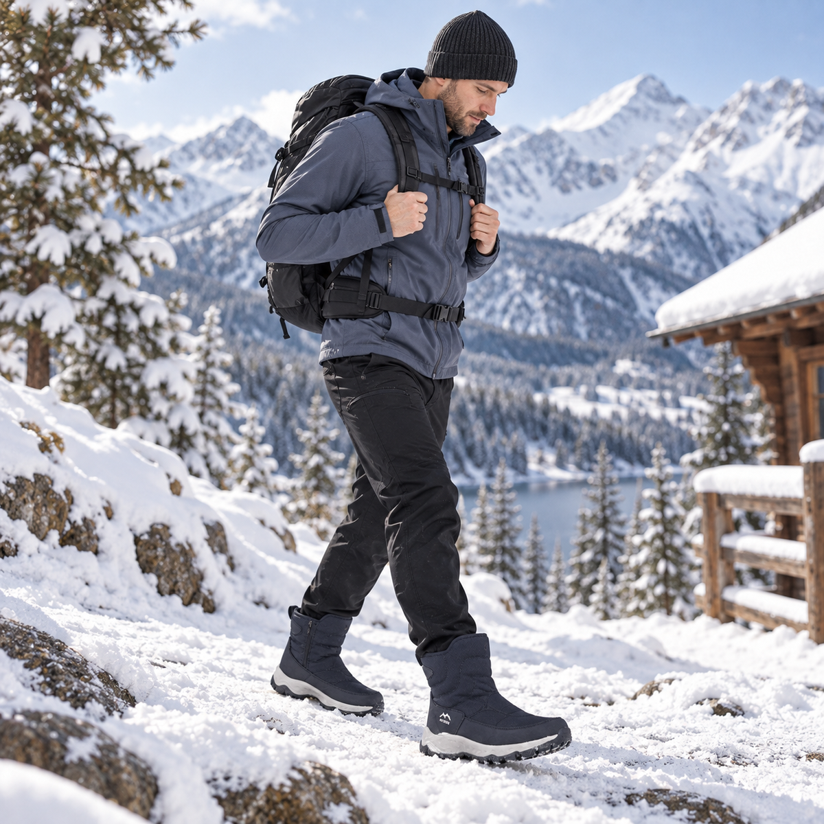 Winterstiefel für Herren Wasserdicht – ThermoStride