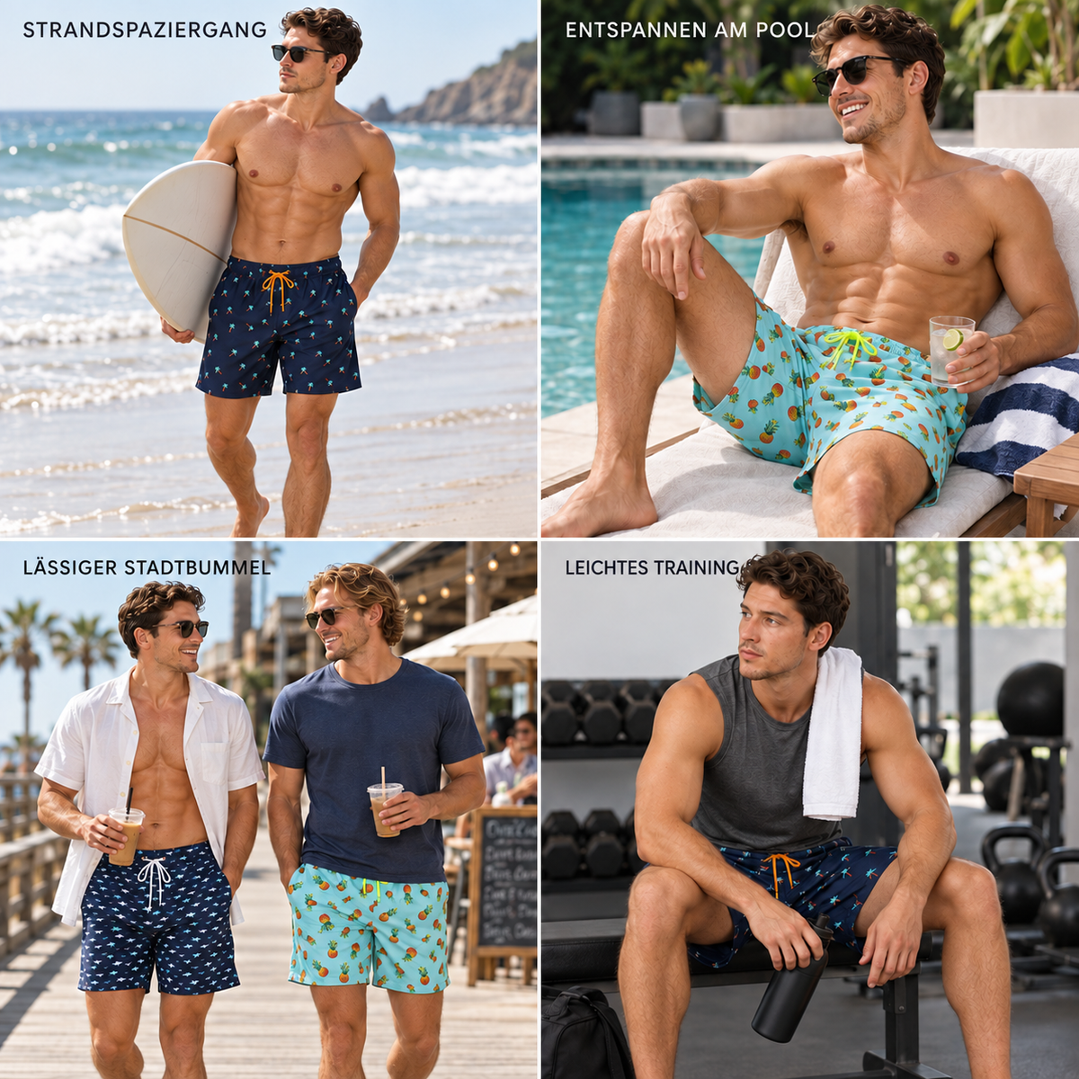 Nordspur | Marisol Schnelltrocknende Badeshorts