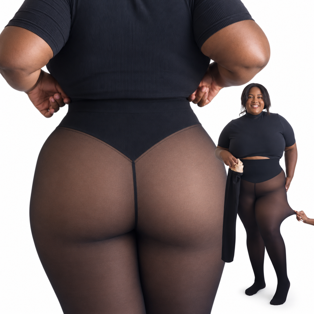 Fleecegefütterte Thermo-Leggings