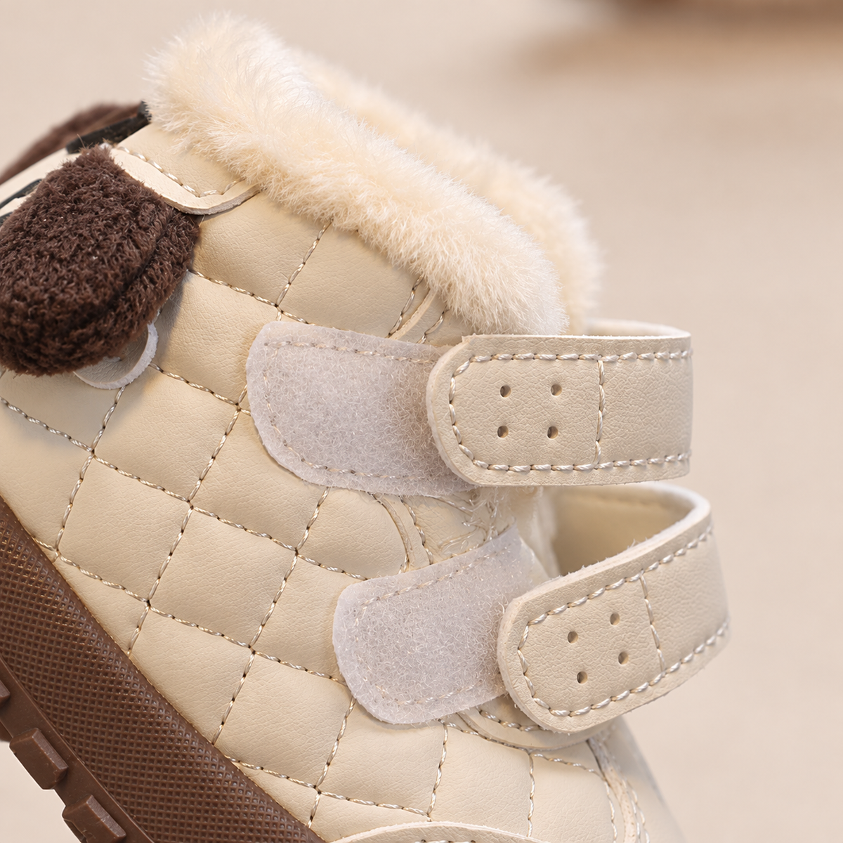 Flausch Tretter Winterstiefel | Warme Fleece Schuhe für erste Schritte