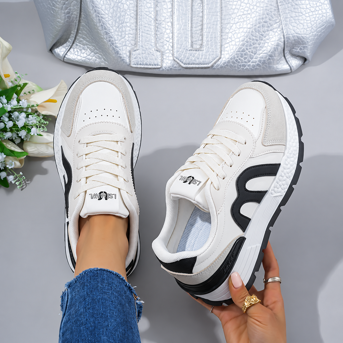 Marie Sneakers Extra breite, dämpfende Sneakers