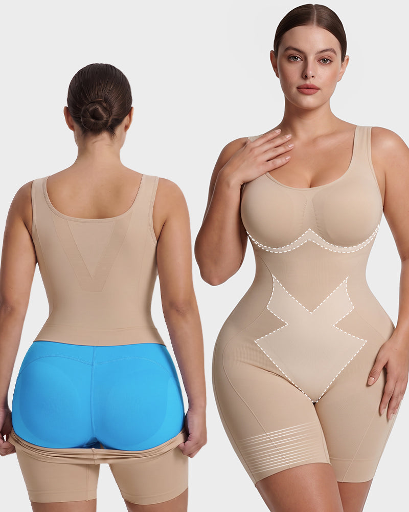 Bauchkontroll- und Po-Lifting-Bodysuit