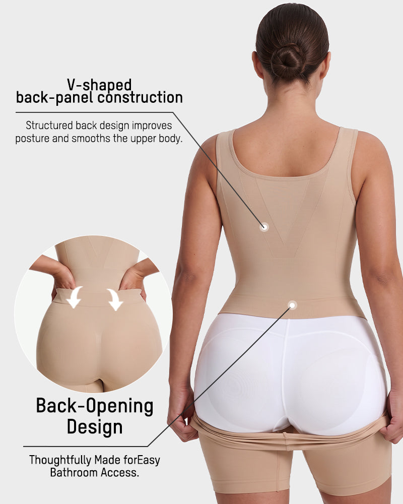 Bauchkontroll- und Po-Lifting-Bodysuit