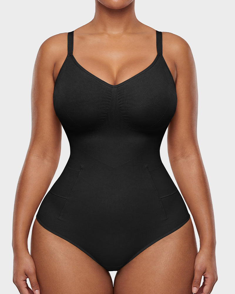 Deep V Camisole Bodysuit Shapewear