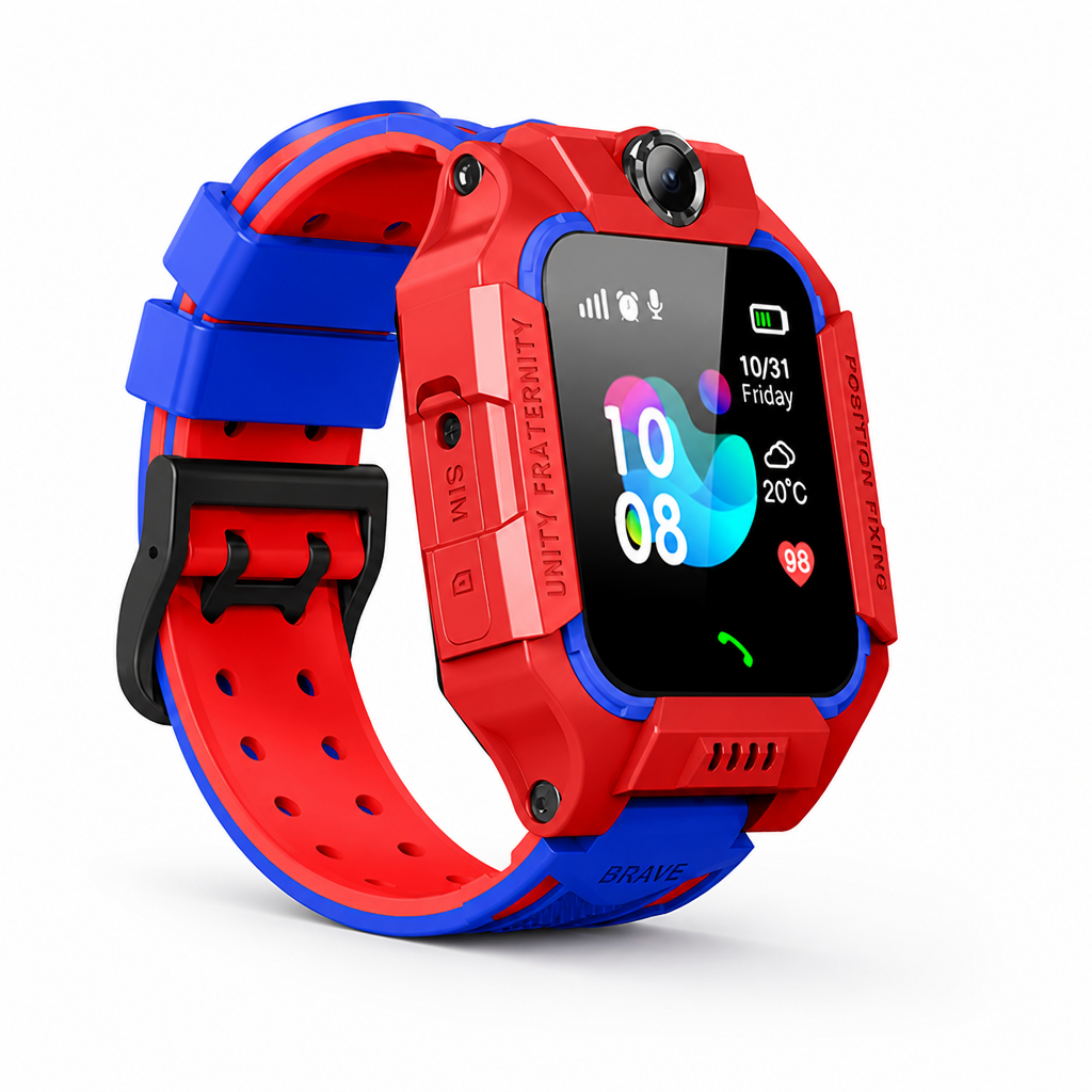 Kinder-Smartwatch mit Echtzeit-GPS, SOS und Kamera