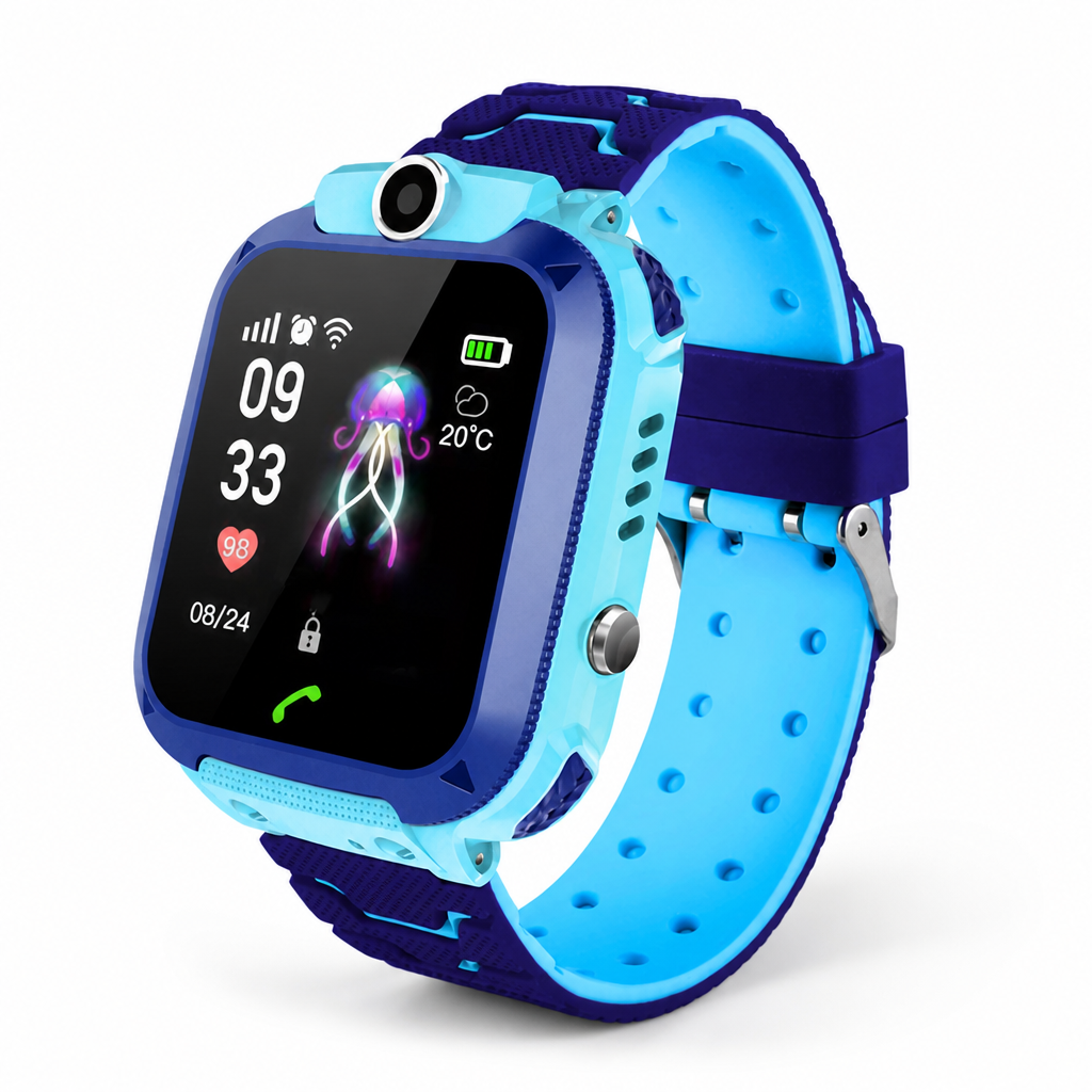 Kinder-Smartwatch mit Echtzeit-GPS, SOS und Kamera