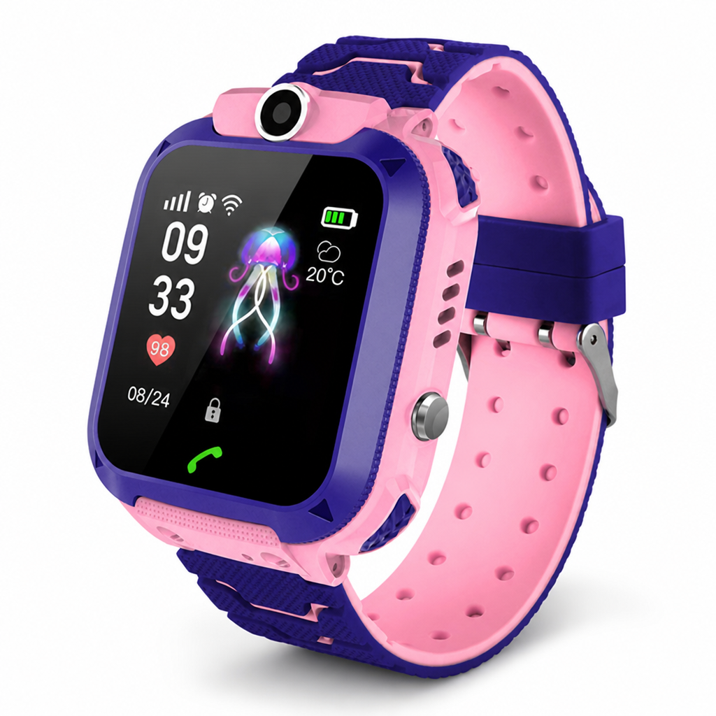 Kinder-Smartwatch mit Echtzeit-GPS, SOS und Kamera