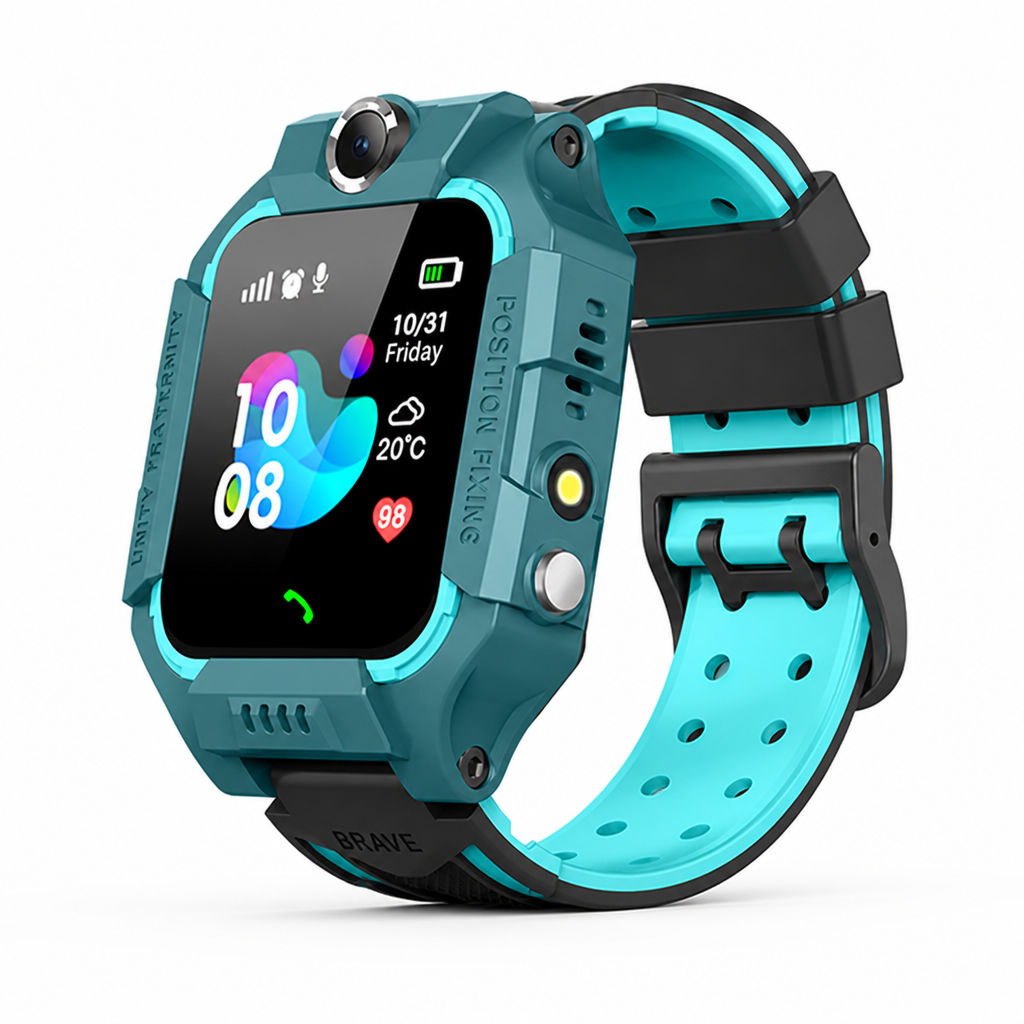 Kinder-Smartwatch mit Echtzeit-GPS, SOS und Kamera