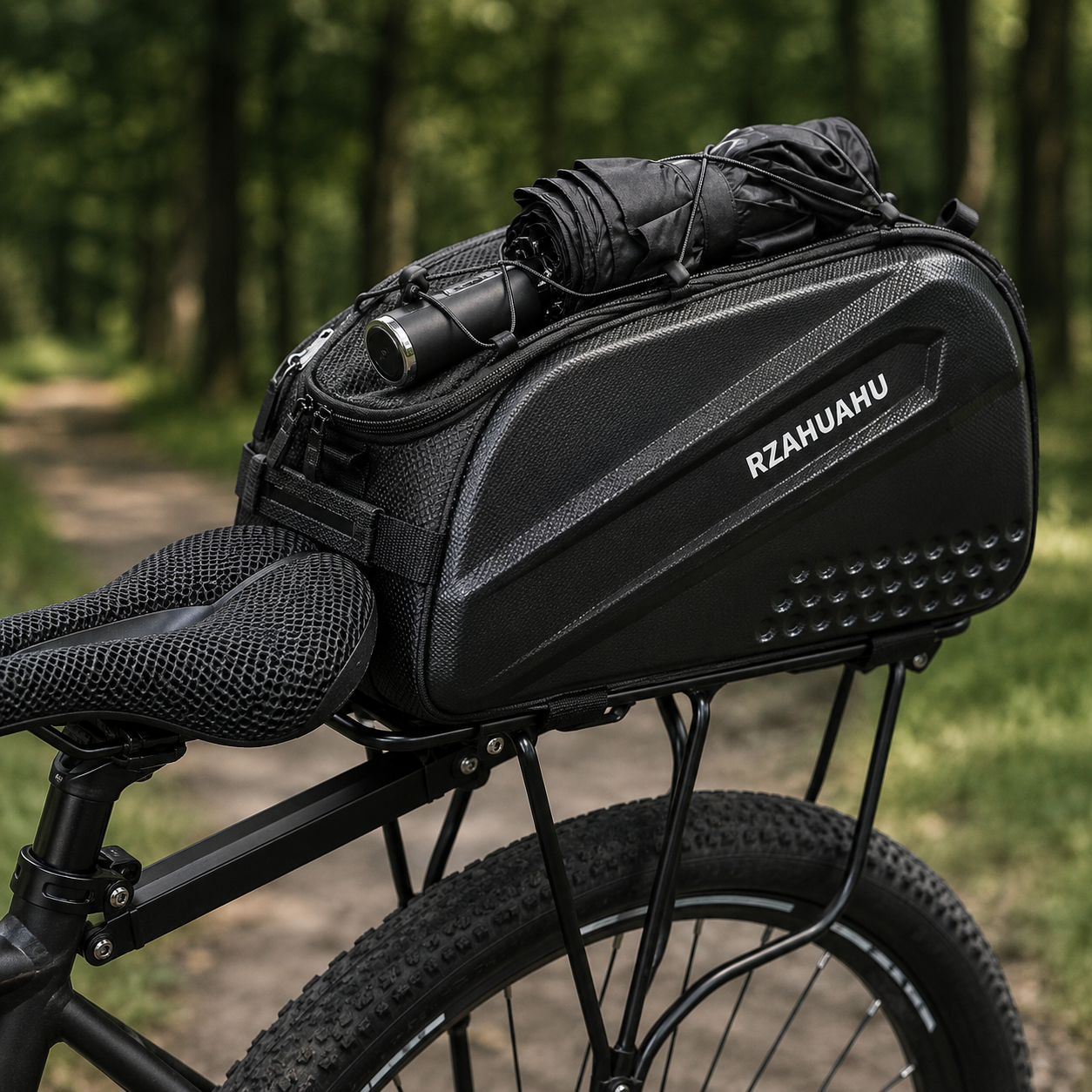 Fahrrad-Gepäckträgertasche mit Reflexstreifen & großer Kapazität – RadPack Pro