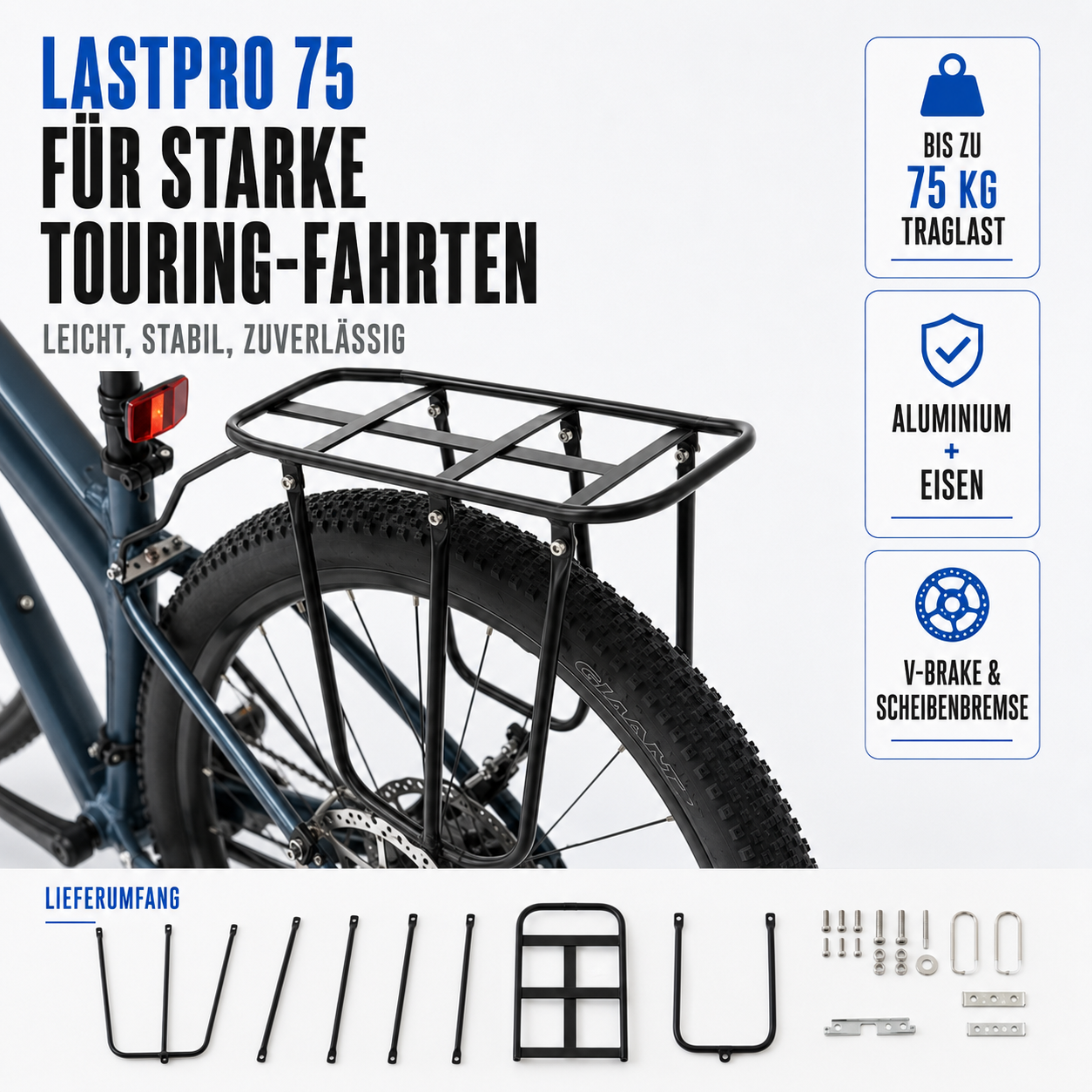 Fahrrad Gepäckträger hinten – LastPro 75