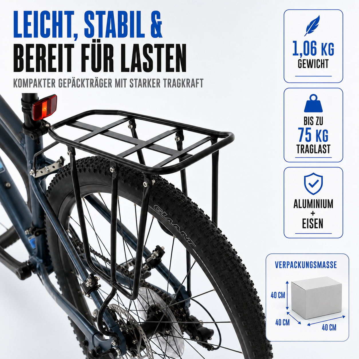 Fahrrad Gepäckträger hinten – LastPro 75